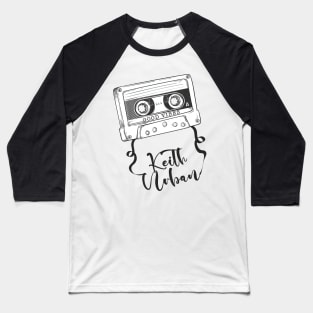 Good Vibes Keith Urban // Retro Ribbon Cassette Baseball T-Shirt